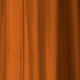 Minimalist Solid Terracotta Burnt Orange Blackout Window Curtain AMBER