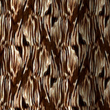 Abstract Brown Beige Curtain Nature Inspired Blackout Window Curtain CANYON