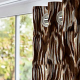 Abstract Brown Beige Curtain Nature Inspired Blackout Window Curtain CANYON