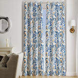Tree Branches Blue Botanic Floral Blackout Window Curtain HAZEL