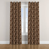 Abstract Brown Beige Curtain Nature Inspired Blackout Window Curtain CANYON