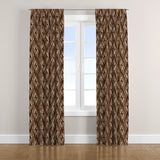 Abstract Brown Beige Curtain Nature Inspired Blackout Window Curtain CANYON