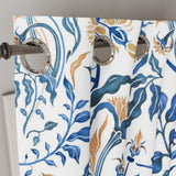 Tree Branches Blue Botanic Floral Blackout Window Curtain HAZEL