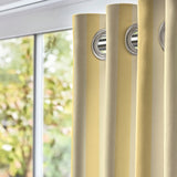 Butter Yellow Vertical Stripes Nordic Scandinavian Blackout Window Curtain LYS