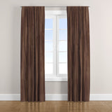 Mocha Brown Retro Wave Vintage Chic Blackout Window Curtain MOCHA