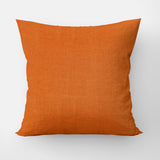 Minimalist Solid Terracotta Burnt Orange Throw Pillow Cover AMBER