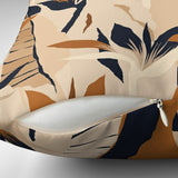 Abstract Modern Natural Colors Beige Botanical Throw Pillow Cover AYLA