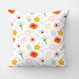 Hand Drawn Scandinavian Floral Throw Pillow Cover BLOOM