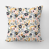 Wild Flowers Farmhouse Floral Throw Pillow Cover LEILANI