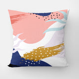 Abstract Organic Shapes Muticolor Throw Pillow Cover THYRA