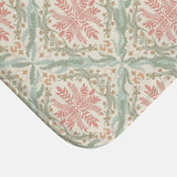Soft Pastel Ornamental Damask Arabesque Floral Bath Mat HALIMA