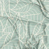 Nature Mint Green Leaves Botanical Tablecloth BETTY