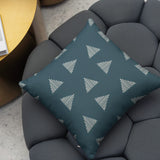 Minimalist Geometric Navy Blue Mid Cenutry Modern Throw Pillow Cover BJORN