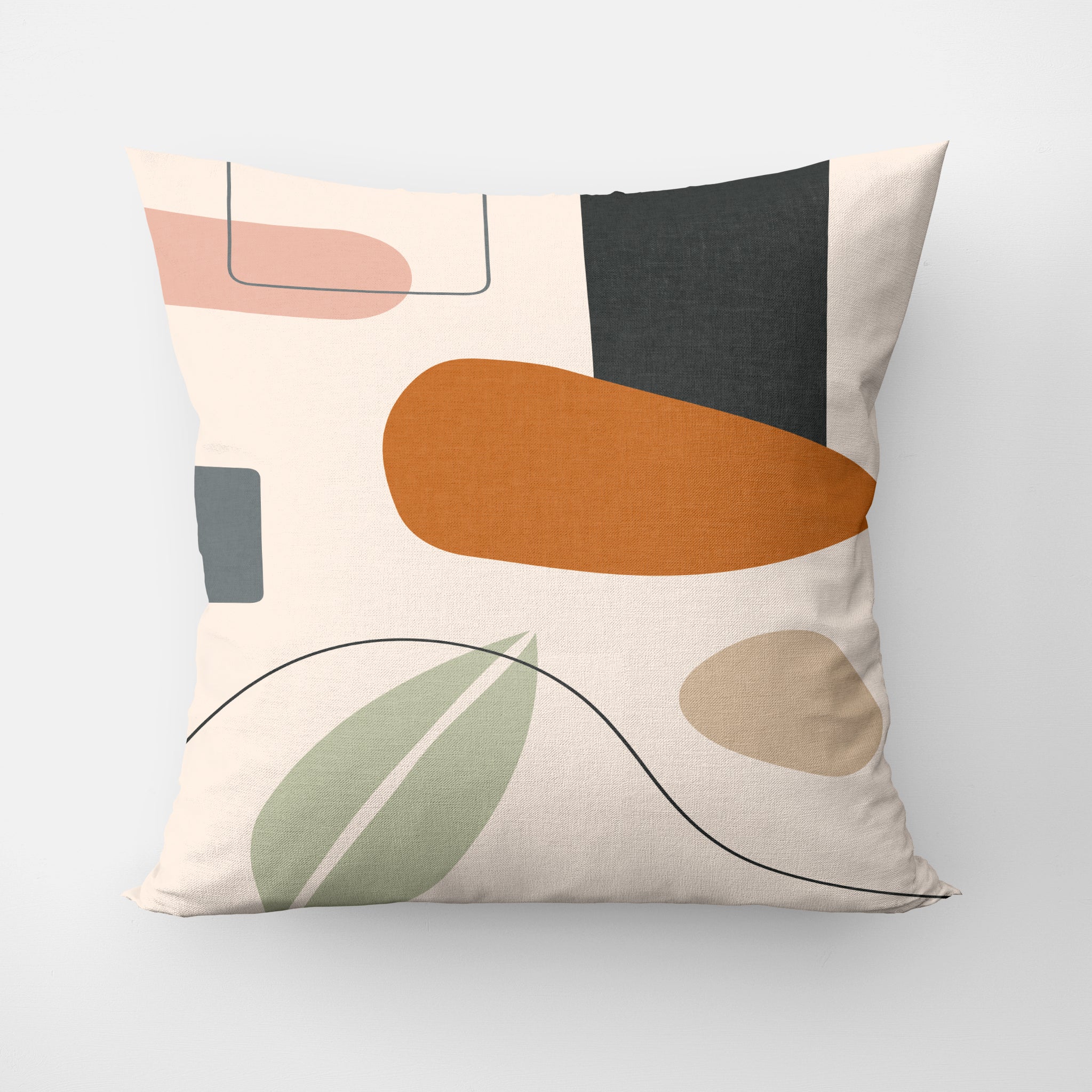 Shapes Decor Throw Pillow Cover