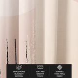Abstract Art Scandinavian Neutral Pastel Mid Century Modern Blackout Window Curtains NEUTRA - 2 Panels - Nursery Curtains