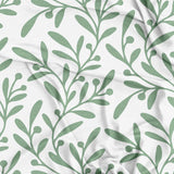 Green Olive Branch Botanical Farmhouse Tablecloth OLIVIA