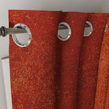 Abstract Art Terracotta Orange Blush Pink Blue Ivory Modern Boho Blackout Window Curtains ADELE - 2 Panels