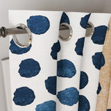 Abstract Art Terracotta Blush Pink Blue Ivory Beige Modern Boho Blackout Window Curtains ADELE - 2 Panels