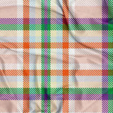 Colourful Tartan Checkered Farmhouse Tablecloth ANISA
