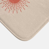 Three Sun Beige Sunburst Boho Chic Bath Mat SOLEIL