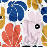 Abstract Multicolor Retro 70s Floral Tablecloth BLOSSOM