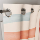 Watercolor Abstract Art Pale Pink Pastel Boho Blackout Window Curtains CANDY - 2 Panels