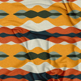 Multicolor Ethnic Abstract Mid Century Modern Tablecloth DUNES