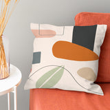 Abstract Art Mid Century Modern Throw Pillow Cover EILEEN