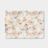Abstract Minimalist Flowers Pastel Botanical Floral Bath Mat ELVA