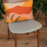 Southwestern Landscape Boho Orange Throw Pillow Cover DESERT