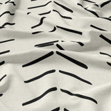 African Black Off-White Ethnic Mudcloth Cotton Duvet Cover Set IMAMU