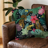 Jungle Animal Jaguar Tropical Throw Pillow Cover JAGUAR