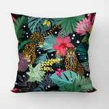 Jungle Animal Jaguar Tropical Throw Pillow Cover JAGUAR