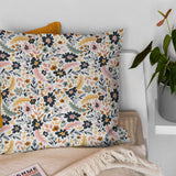 Wild Flowers Farmhouse Floral Throw Pillow Cover LEILANI