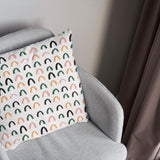 Scandinavian Pastel Geometric Nordic Throw Pillow Cover LINNE