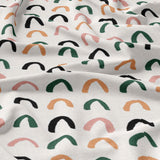 Scandinavian Pastel Geometric Nordic Cotton Duvet Cover Set LINNE