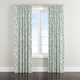 Green Olive Branch Botanical Farmhouse Blackout Window Curtain OLIVIA