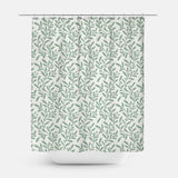 Green Olive Branch Botanical Farmhouse Shower Curtain OLIVIA