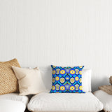 Lucky Evil Eyes Blue Yellow Throw Boho Chic Pillow Cover SYROS