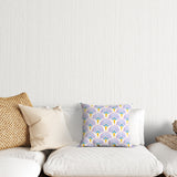 Mediterranean Navy Blue Yellow Floral Tile Art Deco Throw Pillow Cover ISADORA