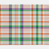 Colorful Tartan Checkered Farmhouse Cotton Placemats ANISA - Set of 2