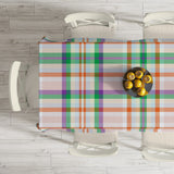 Colourful Tartan Checkered Farmhouse Tablecloth ANISA