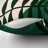 Abstract Leaves Botanical Tropical Throw Pillow Cover MALINGI