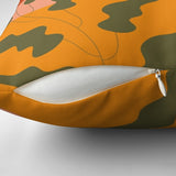 Southwestern Landscape Boho Orange Throw Pillow Cover DESERT