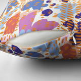 Abstract Flowers Organic Shapes Floral Throw Pillow Cover AZALEA