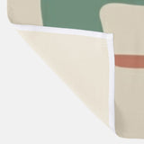 Eye Burnt Orange Abstract Mystical Boho Shower Curtain VEDA