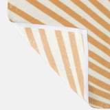 Mid Century Modern Orange Sun Sunburst Boho Shower Curtain SURYA