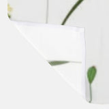 Tiny Wild Flowers White Botanical Floral Shower Curtain DELIA