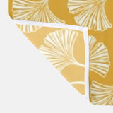 Ginkgo Leaves Mustard Yellow Floral Shower Curtain GINKGO