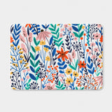 Multicolor Tiny Wild Flowers Botanical Floral Bath Mat LANEY